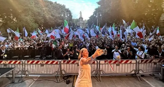 Cagliari. Quattro denunce per disordini al comizio della Meloni, Digos prosegue indagini
