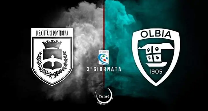 Serie C. L'Olbia cade a Pontedera