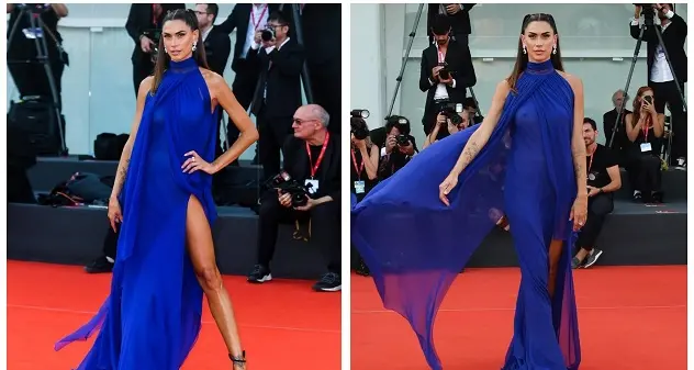 Melissa Satta al Festival di Venezia: la showgirl sarda si prende la scena sul red carpet