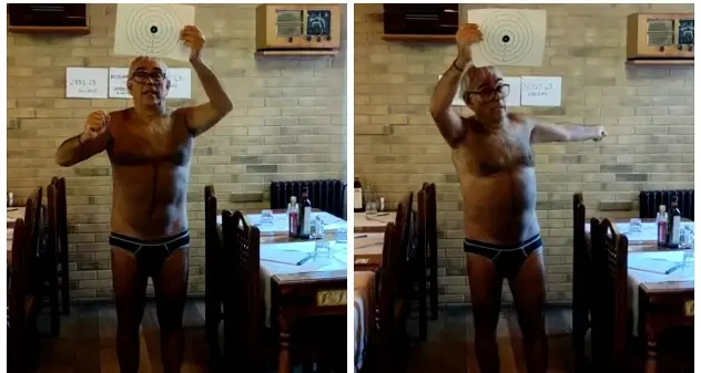 Ristoratore sardo disperato: da 3mila a 8mila euro di bolletta, e sui social protesta in mutande