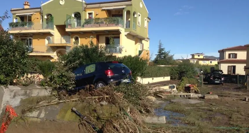 Alluvione in Sardegna. Olbia. Scatta il sequestro per una palazzina troppo vicina a un canale