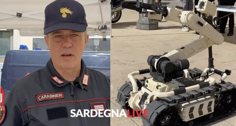 Ecco come funziona il robot usato dai Carabinieri per disinnescare un ordigno