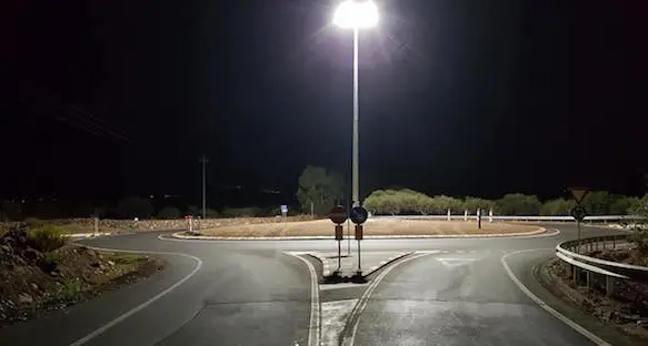 Conclusi i lavori di messa in sicurezza nella rotatoria di Bortigali