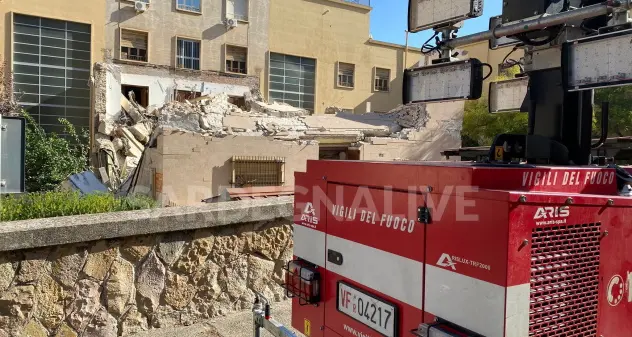 Cagliari. Studenti atterriti e spaventati dal crollo