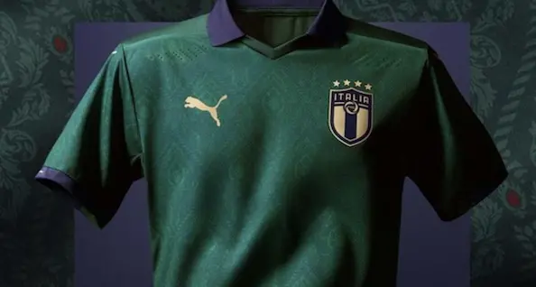La maglia azzurra della Nazionale diventa verde