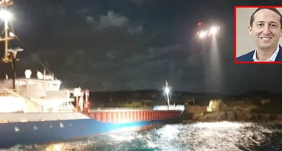 Nave mercantile si incaglia a Cala Longa, Giagoni (Lega): “Basta carrette in quel tratto di mare