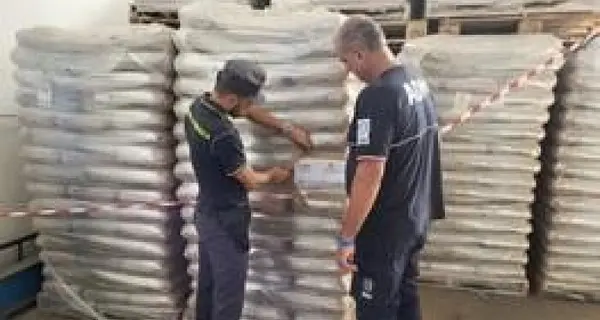 Settecento quintali di pellet contraffatto rinvenuti nel porto di Cagliari