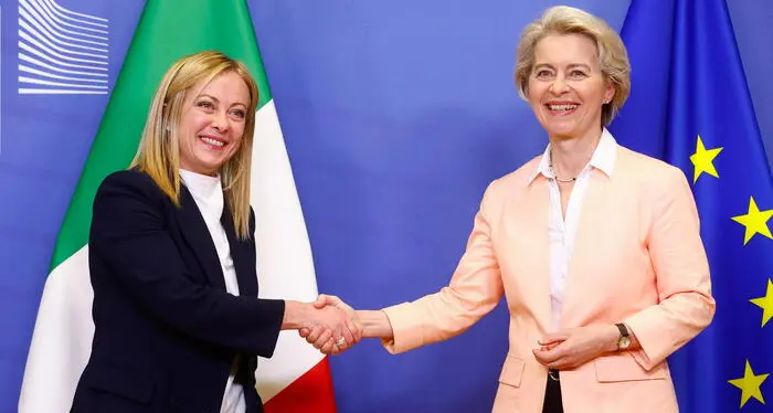 Meloni a Bruxelles. Von der Leyen: \"Grazie per la tua visita, forte segnale\"