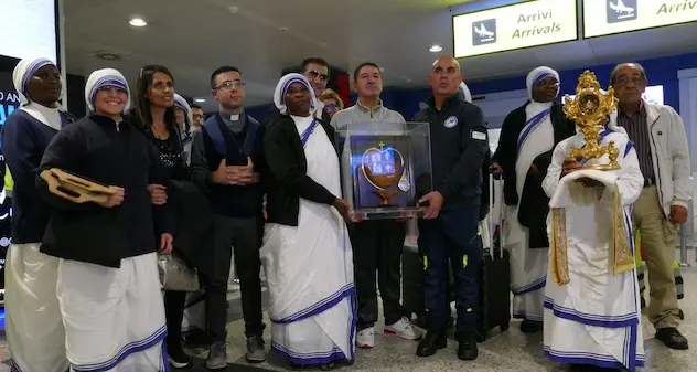 Arrivate in Sardegna le reliquie di Madre Teresa di Calcutta