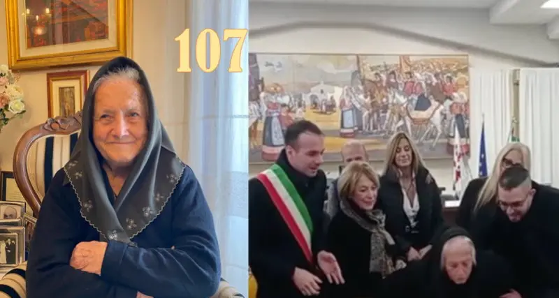 Sennori in festa. La signora Giovanna Francesca Ogana spegne 107 candeline - IL VIDEO