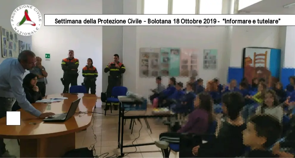 I ragazzi di Bolotana celebrano la “Settimana Nazionale della Protezione Civile”