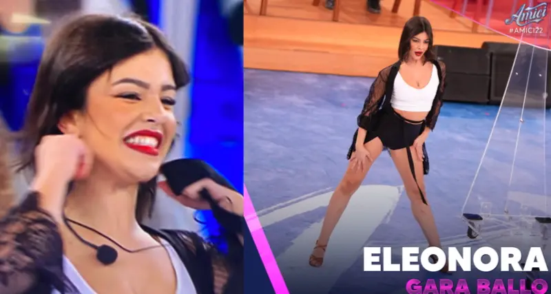Amici. Eleonora Cabras si esibisce per la prima volta da allieva: per lei ultima posizione in classifica