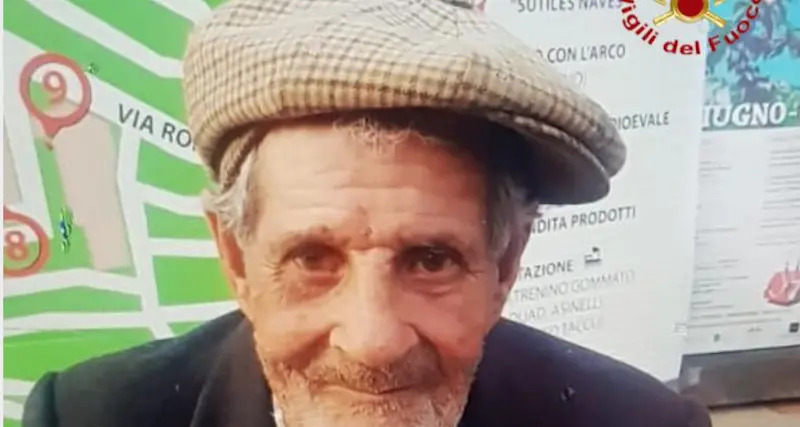 Scomparso uomo di 93 anni