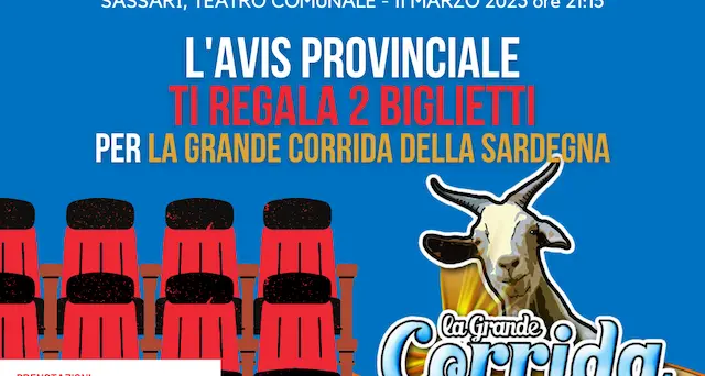 L’Avis Provinciale di Sassari ti porta alla Grande Corrida della Sardegna