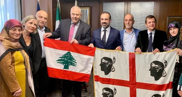 Visita ufficiale in Consiglio regionale di una delegazione libanese