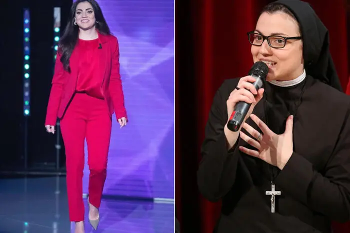 Suor Cristina, la vincitrice di The Voice Of Italy 2014, ha deciso di intraprendere un nuovo percorso di vita, lasciando la vita consacrata e continuando a pensare alla musica. Ora \\u00E8 Cristina Scuccia.\\nLa suora con la voce pi\\u00F9 famosa d\\'Italia ha raccontato oggi, per la prima volta, in studio a Verissimo, programma in onda su Canale 5 condotto da Silvia Toffanin, che non intende abbandonare il suo cammino di fede e che \\u00E8 grata per tutto ci\\u00F2 che ha vissuto fino ad ora, 20 novembre 2022.\\nANSA/Uff stampa Mediaset  +NO SALES - EDITORIAL USE ONLY+ NPK