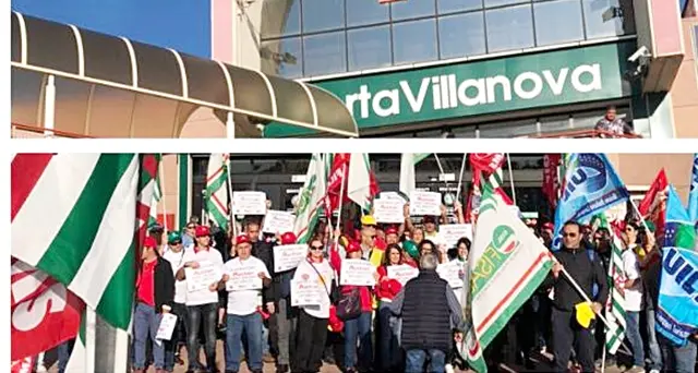 Bufera Auchan-Conad, anche a S.Gilla e Marconi dipendenti in stato di agitazione. VIDEO