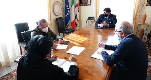 Il presidente Solinas incontra i sindacati. “Affrontiamo insieme i problemi della Sardegna”