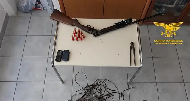Orune. Sorpreso dai forestali a bracconare: arrestato allevatore