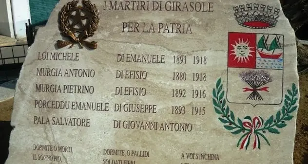 Tortolì, Talana e Girasole rendono omaggio ai caduti in guerra