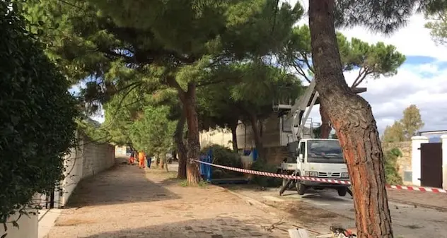 Tortolì: Lavori in corso in via Scorcu: strada chiusa al traffico