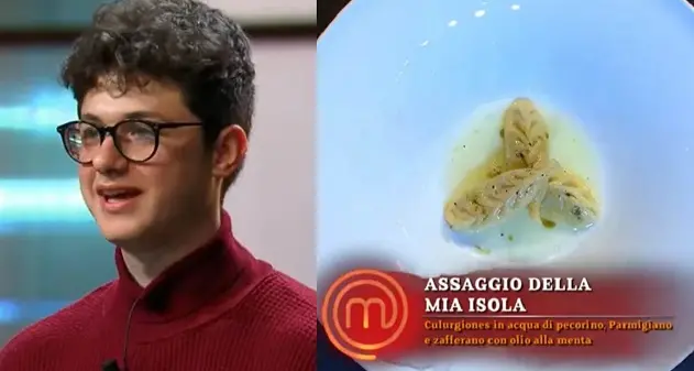 Masterchef. Il sardo Antonio Gargiulo stupisce i tre giudici: i suoi culurgiones valgono tre sì