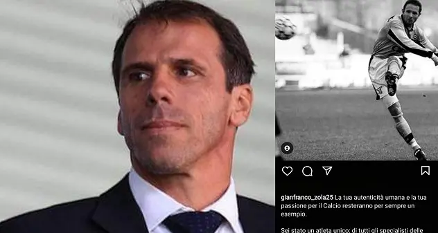 Gianfranco Zola ricorda Mihajlovic: \"Sei stato unico\"