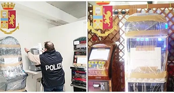 Blitz della Polizia nei locali dell’hinterland, sequestrate slot machine irregolari e maxi sanzioni da 100mila euro