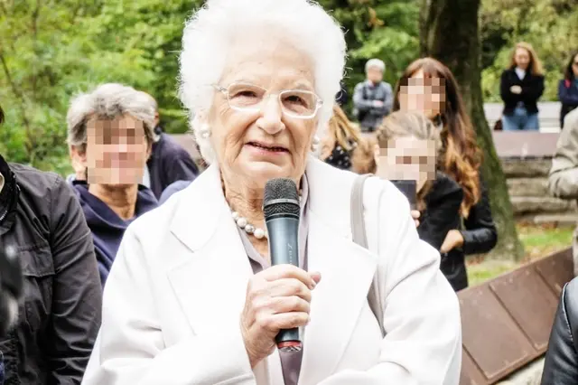 Foto LaPresse - Matteo Corner\\n06/10//2019 Milano (Ita)\\nCronaca\\nCerimonia di inaugurazione del Giardino dei Giusti al Monte Stella\\nNella foto: Liliana Segre\\n\\nNews\\nOpening ceremony of the Giardino dei Giusti at Monte Stella\\nIn the photo: Liliana Segre