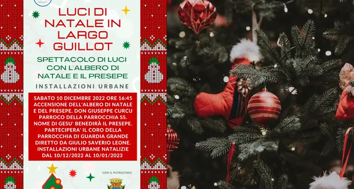 Alghero. Natale nel quartiere di Sant’Agostino: oggi l’accensione dell’Albero