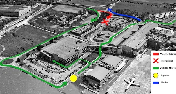 Elmas. Lavori in aeroporto: chiuso l’accesso principale