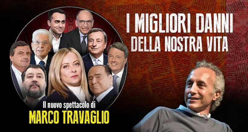 Marco Travaglio cattura il teatro Massimo di Cagliari