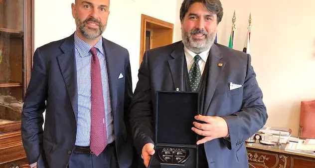 Cagliari Calcio: Il presidente Solinas incontra Giulini. «Risultati straordinari di squadra e dirigenti»
