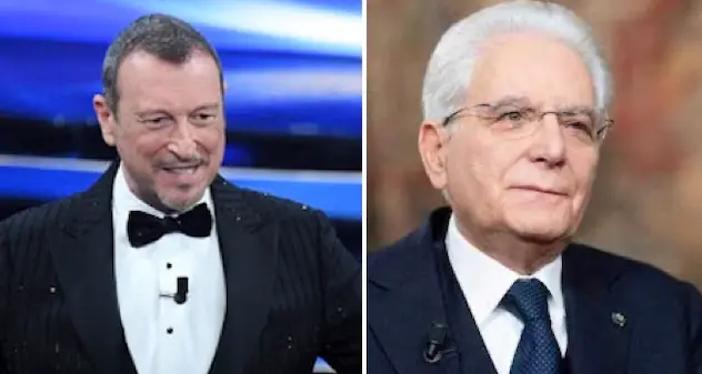 Sanremo 2023, Amadeus: \"Stasera Mattarella sarà in prima fila\"