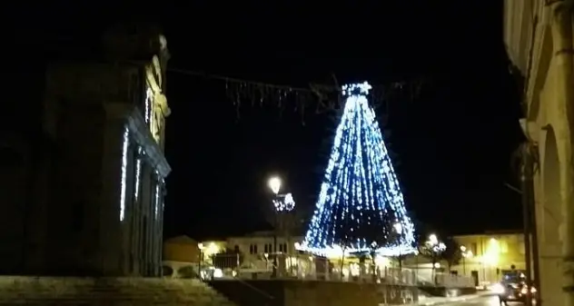 A Terralba un albero di Natale di 30 metri: è il più alto dell'Isola