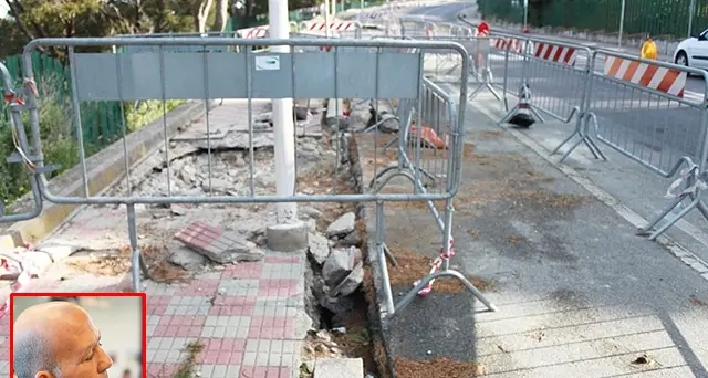 Monte Urpinu, tra crolli e cedimenti: presto i lavori per eliminare le crepe sull’asfalto di viale Europa