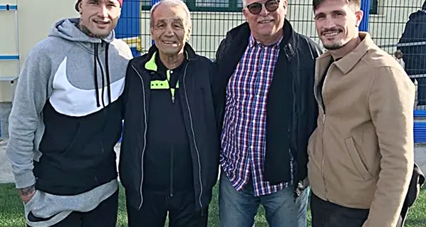 Pisacane e Nainggolan al battesimo ufficiale del nuovo campo sportivo del vecchio Borgo Sant’Elia. Le foto