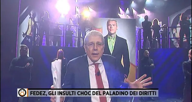 Giordano, bordata a Fedez in diretta: \"Non prendiamo lezioni da te\"