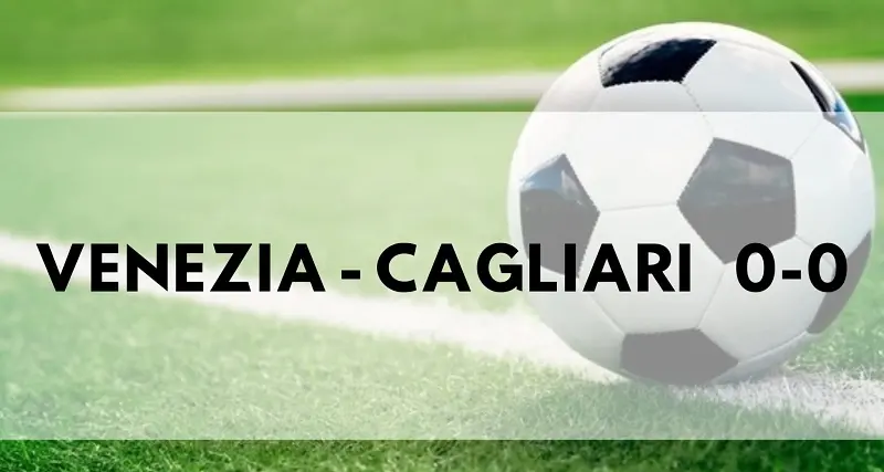Prelec si divora un gol e il Cagliari pareggia anche a Venezia tra gli sbadigli
