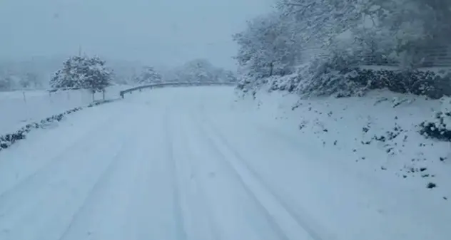 Maltempo: torna la neve a bassa quota in Sardegna