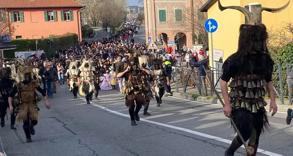 Sardegna al carnevale di Vimodrone con Alberto Scalas e i Mamutzones de Samugheo
