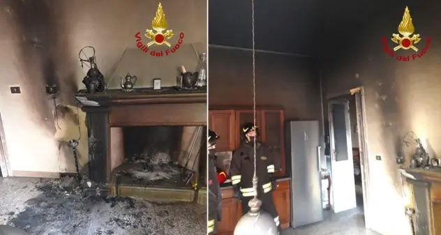 Dorgali. Incendio in una casa, due anziani intossicati