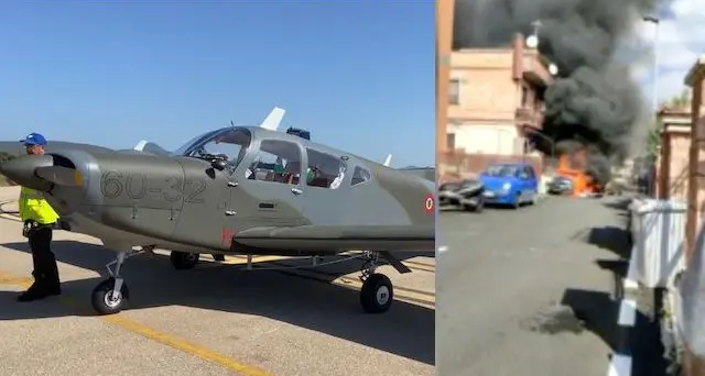 Giudonia. Schianto tra due aerei dell'Aeronautica: morti i due piloti