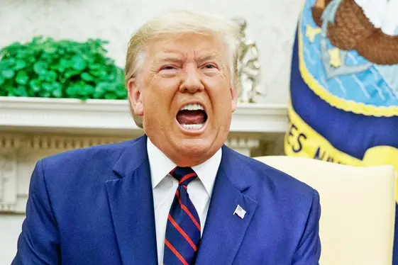 Mandatory Credit: Photo by Evan Vucci/AP/Shutterstock (10434333bm)\\r\\nDonald Trump, Sauli Niinisto. President Donald Trump speaks during a meeting with Finnish President Sauli Niinisto in the Oval Office of the White House, in Washington\\r\\nTrump, Washington, USA - 02 Oct 2019