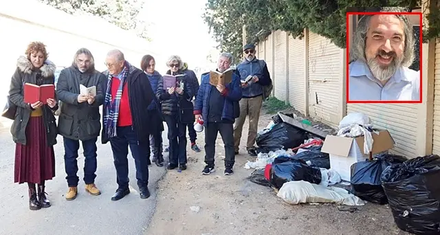 Le “sentinelle dei rifiuti”, il primo flash mob contro il degrado. Valerio Piga: “Libri in mano e silenzio per dire basta all’emergenza discariche”