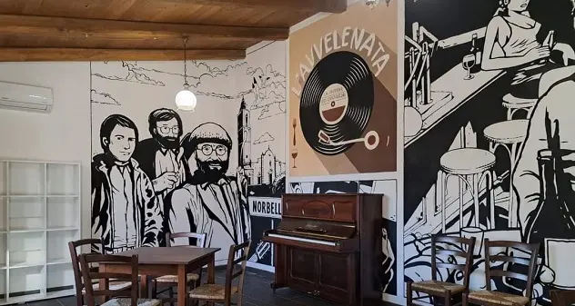 A Norbello arte, musica e cucina si incontrano ne \"L'Avvelenata\", trattoria dei cantautori