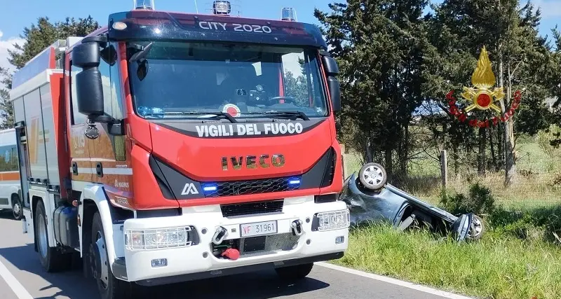 Incidente stradale a Monastir, grave una donna