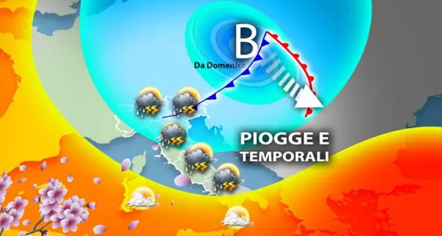 Dal sole agli acquazzoni, meteo variabile su Ponte 25 aprile