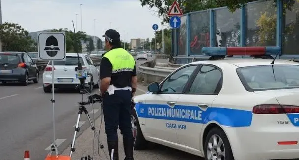 Cagliari. Rilevamento della velocità a febbraio, ecco luoghi e date