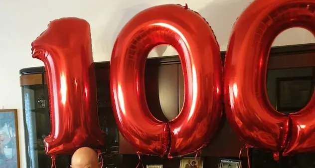 Paese in festa per i 100 anni di Maria Brundu